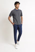 The Grey Waffle Knit Polo